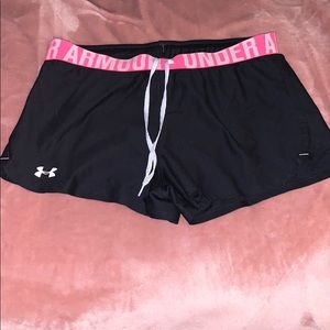 Black work out shorts
